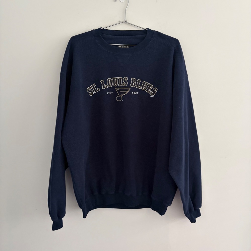 Gear For Sports St. Louis Blues Navy Blue Fleece Sweatshirt XL